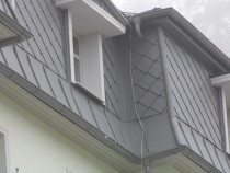 Ukázka práce-Mariánské Lázně,hotel Siven, Prefa šablona/ PREFALZ- detail úžlabí